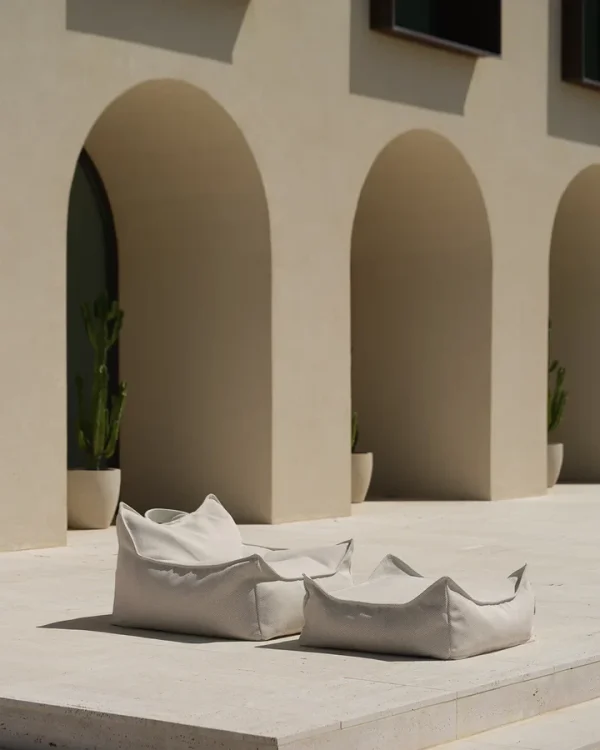 wigiwama outdoor set - zitzak & ottoman - terra - 10% korting - scandinavisch design