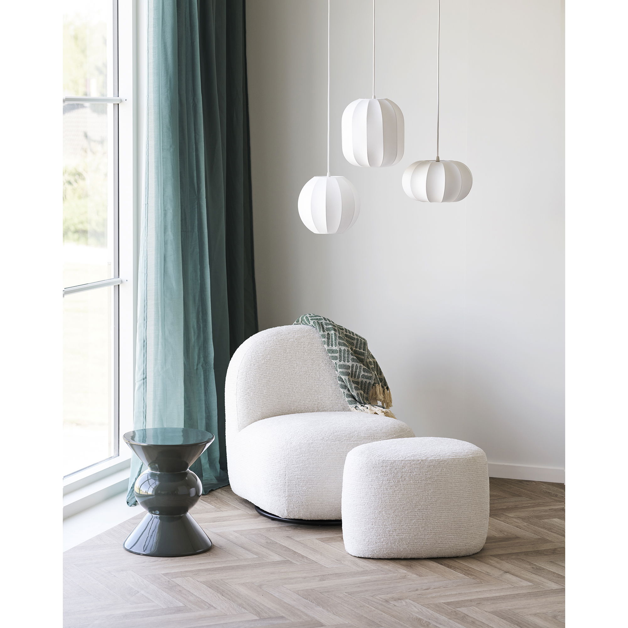 house nordic bijzettafel rosolina - groen - Afbeelding 4