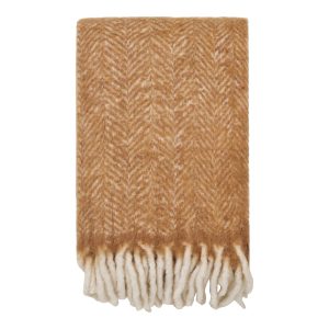 house nordic carmel plaid - camel