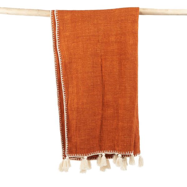 bazar bizar de stitch bedsprei - terracotta - Afbeelding 7