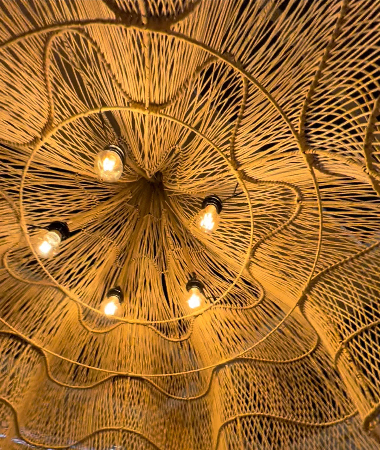 bazar bizar de whipped lampenkap - naturel - xxl - Afbeelding 3