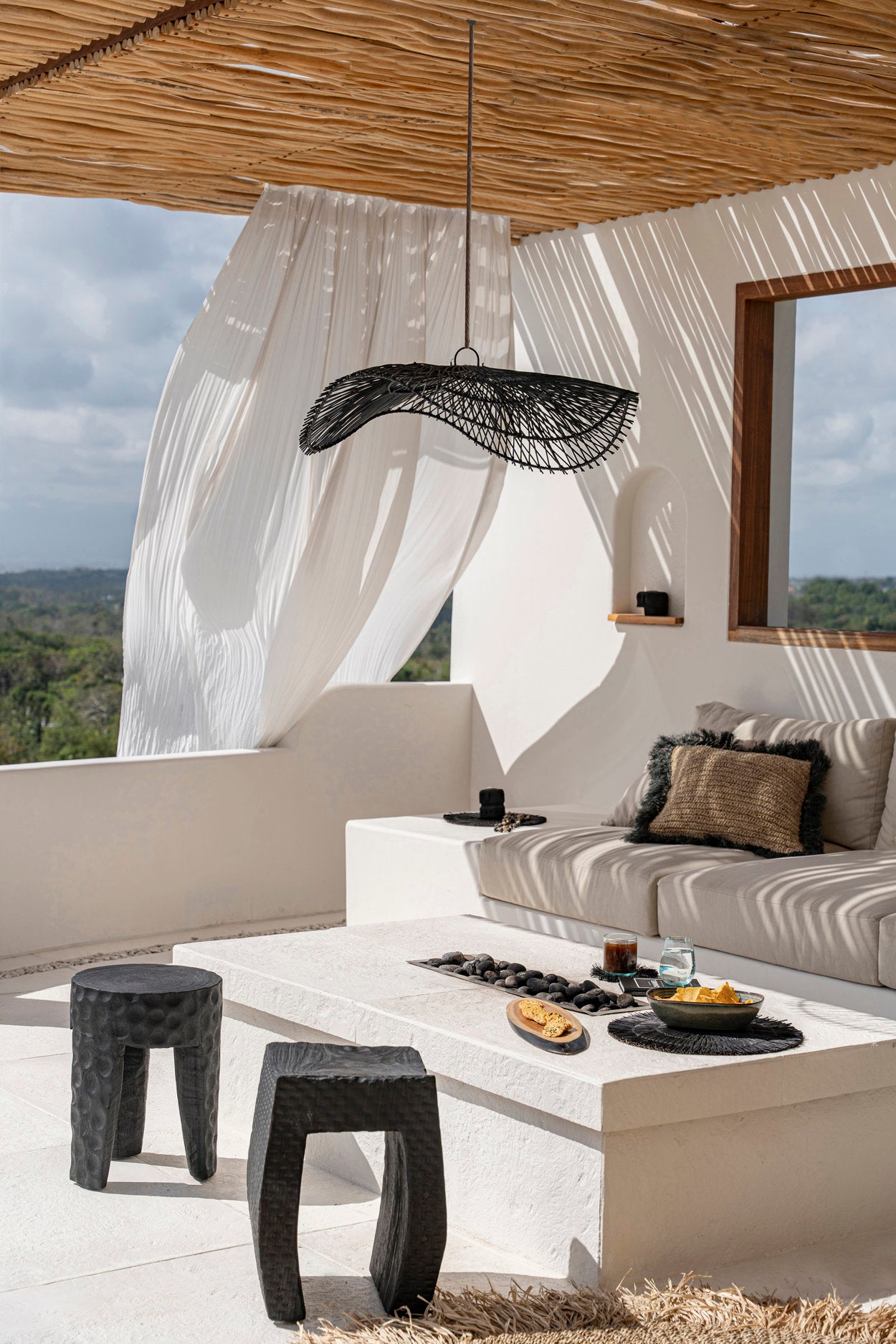 bazar bizar de chapeau lampenkap - zwart - Afbeelding 2