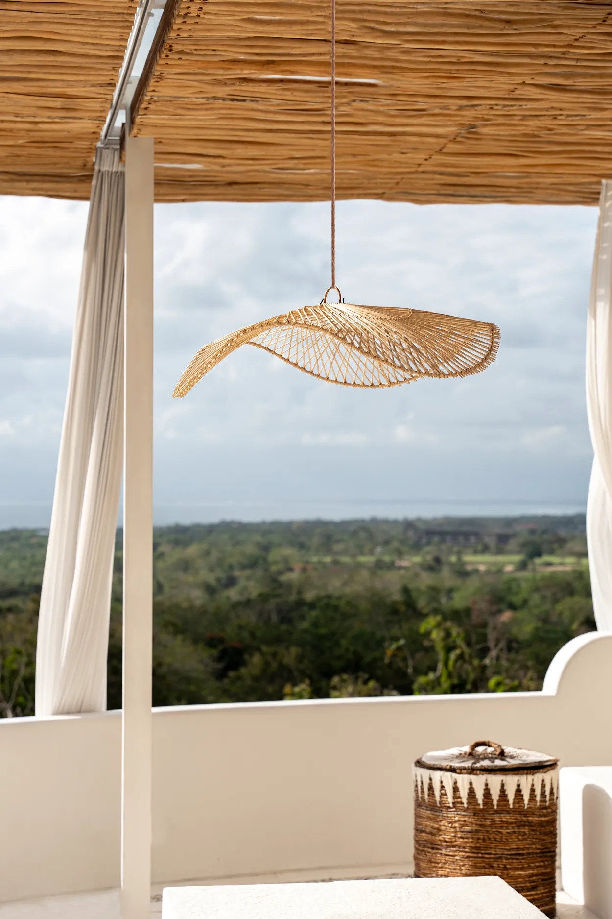 bazar bizar de chapeau lampenkap - naturel - Afbeelding 4