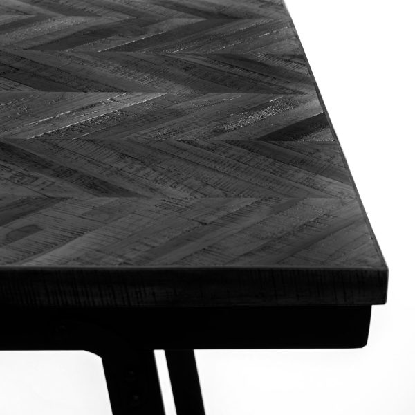 bazar bizar de visgraat bartafel - zwart - 60x140 cm - Afbeelding 7
