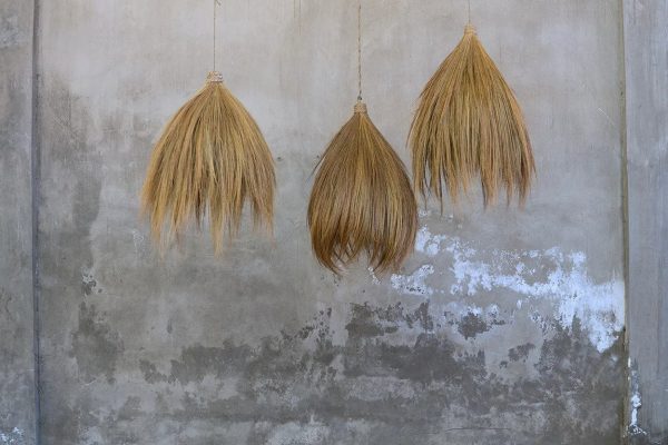 bazar bizar de rayung hut lampenkap - naturel - m - Afbeelding 4