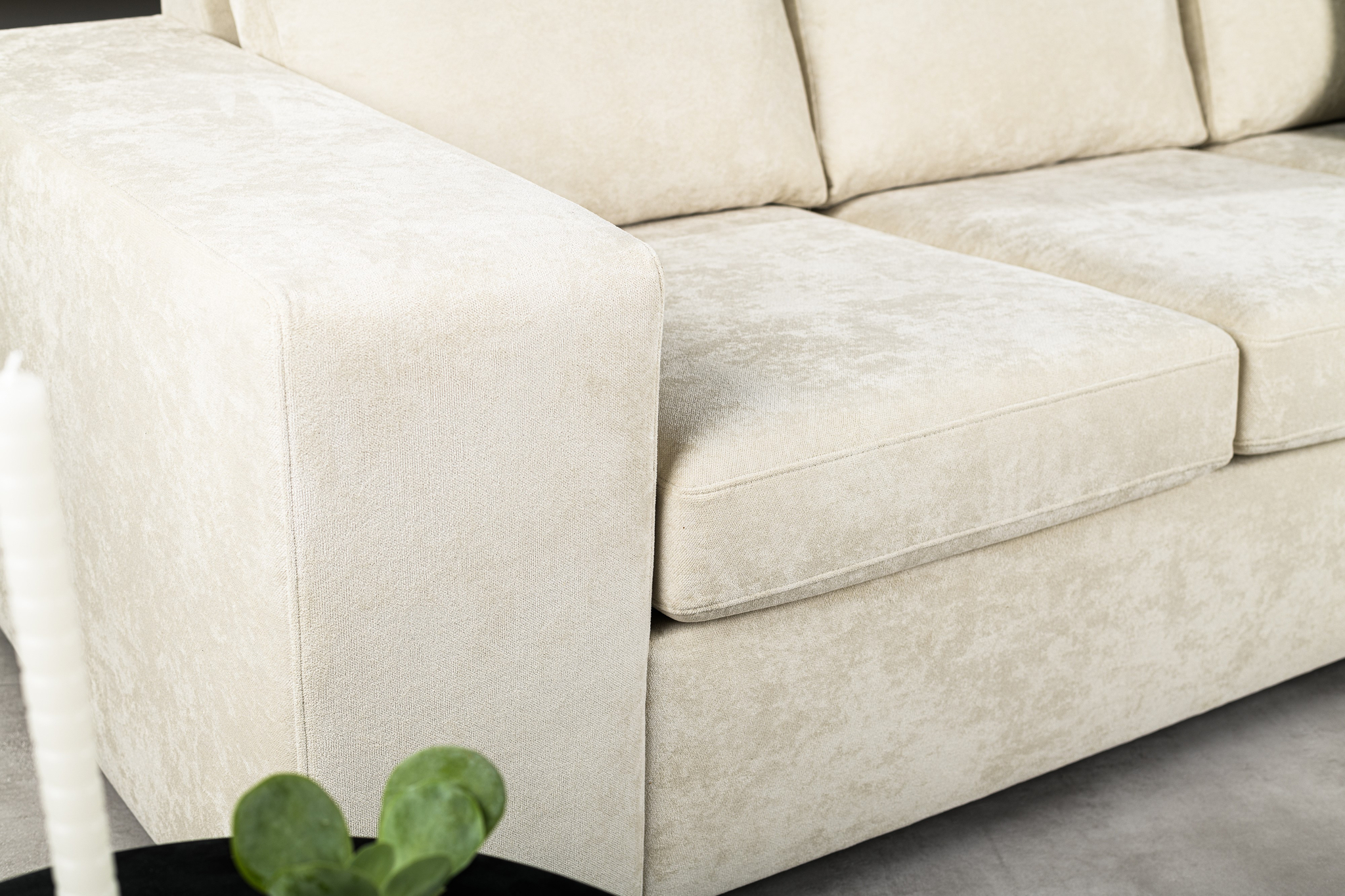 qnus wonen hoekbank hotel - beige - Afbeelding 2