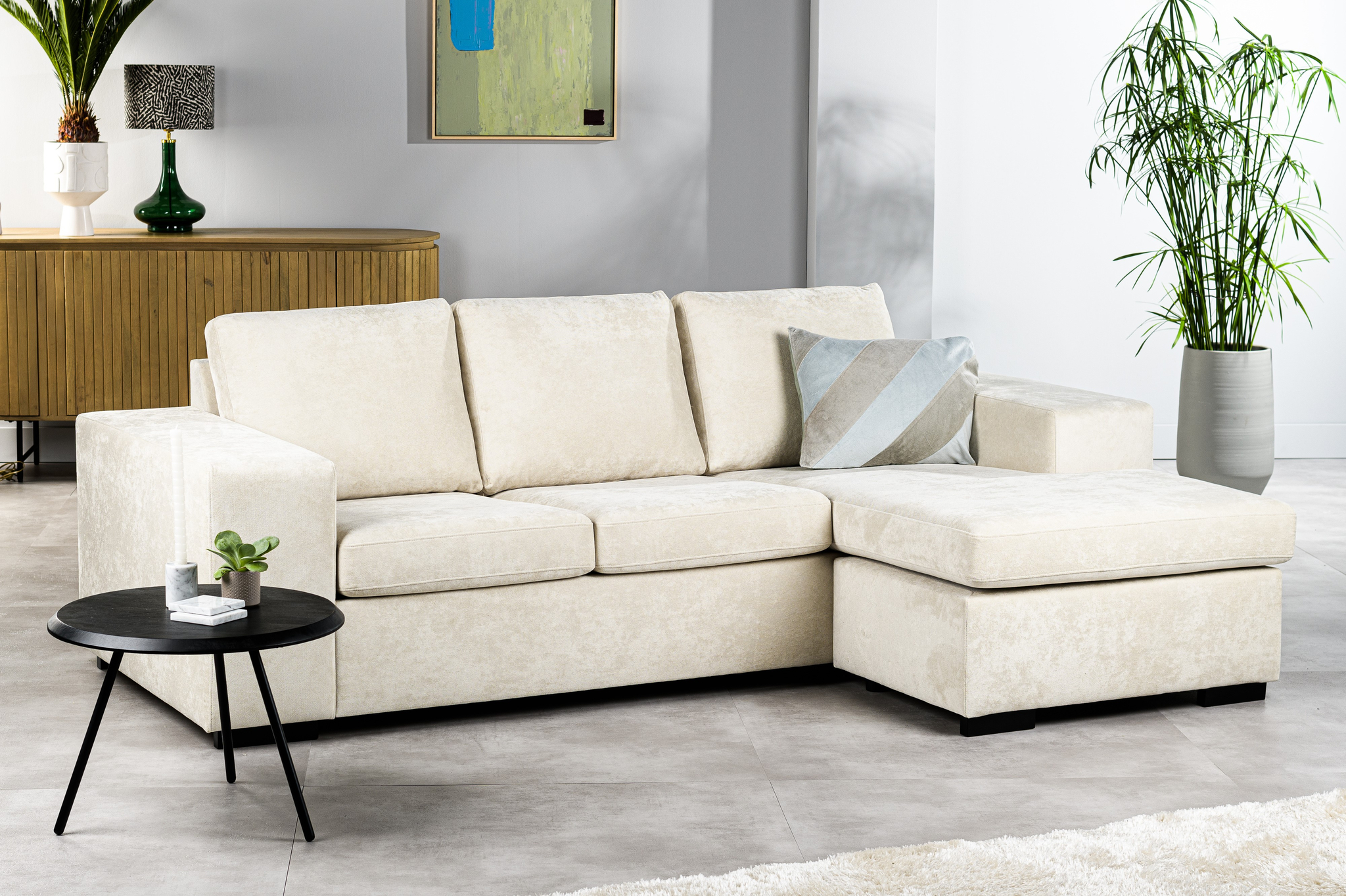 qnus wonen hoekbank hotel - beige - Afbeelding 10