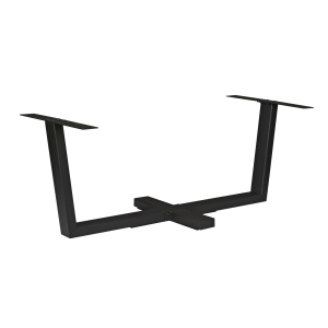 starfurn kruispoot - zwart