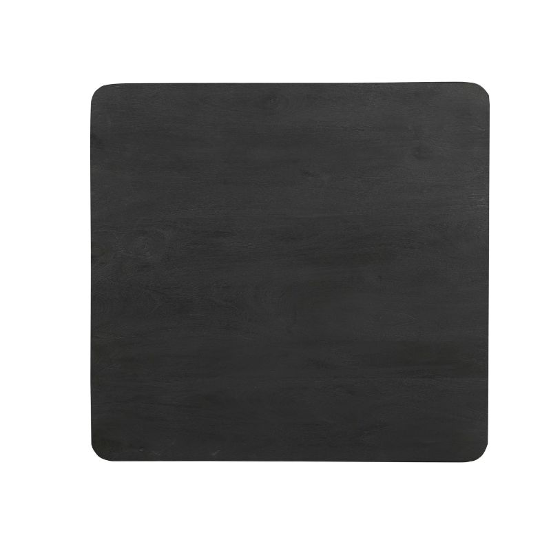 starfurn eettafel omaha - zwart - 90x90 cm - Afbeelding 4