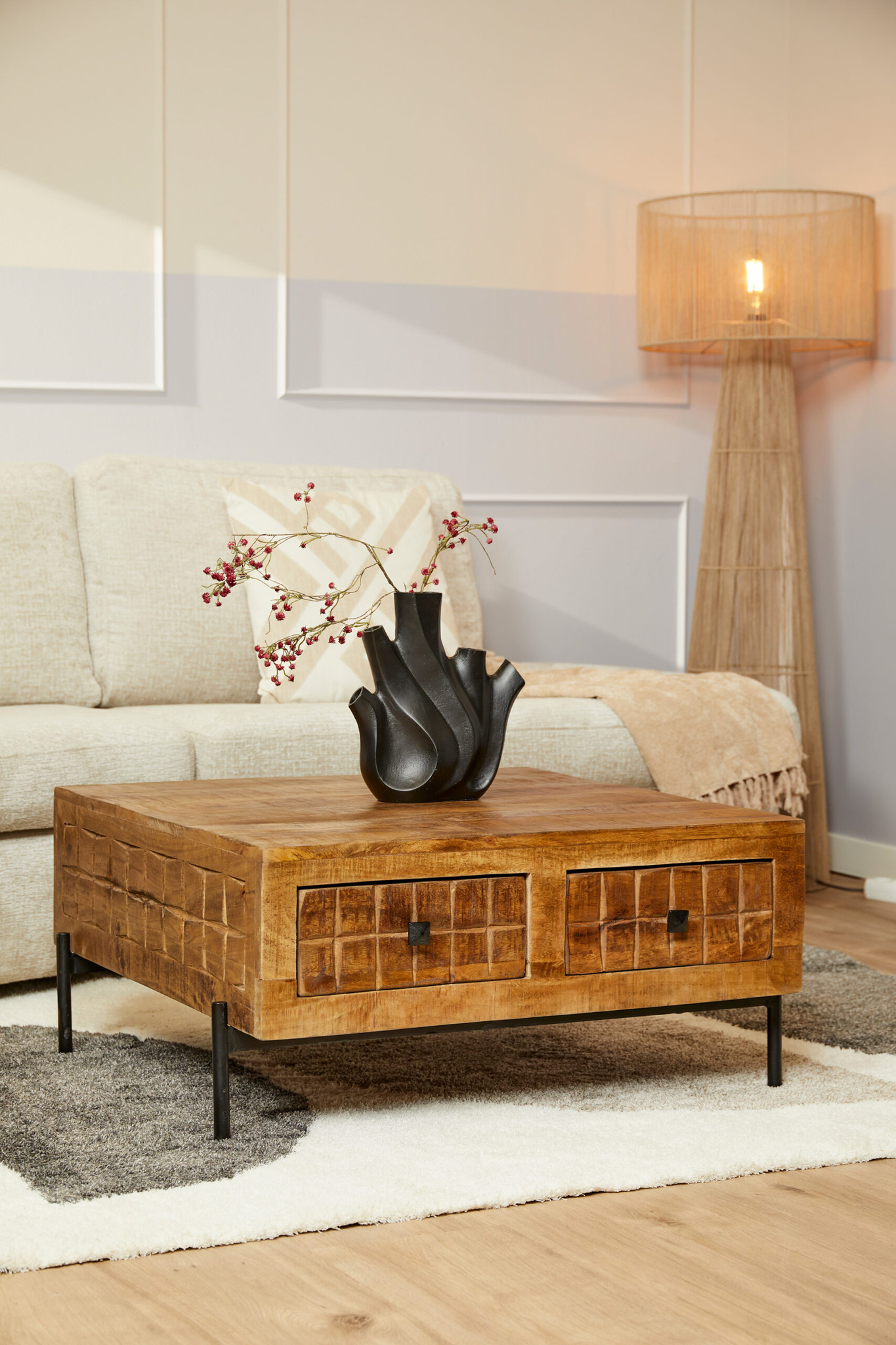 starfurn salontafel brandy - 80x80 cm - Afbeelding 2