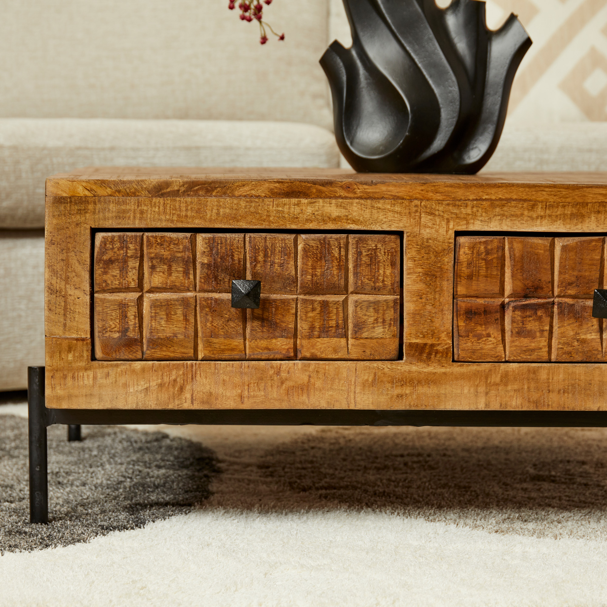 starfurn salontafel brandy - 80x80 cm - Afbeelding 3