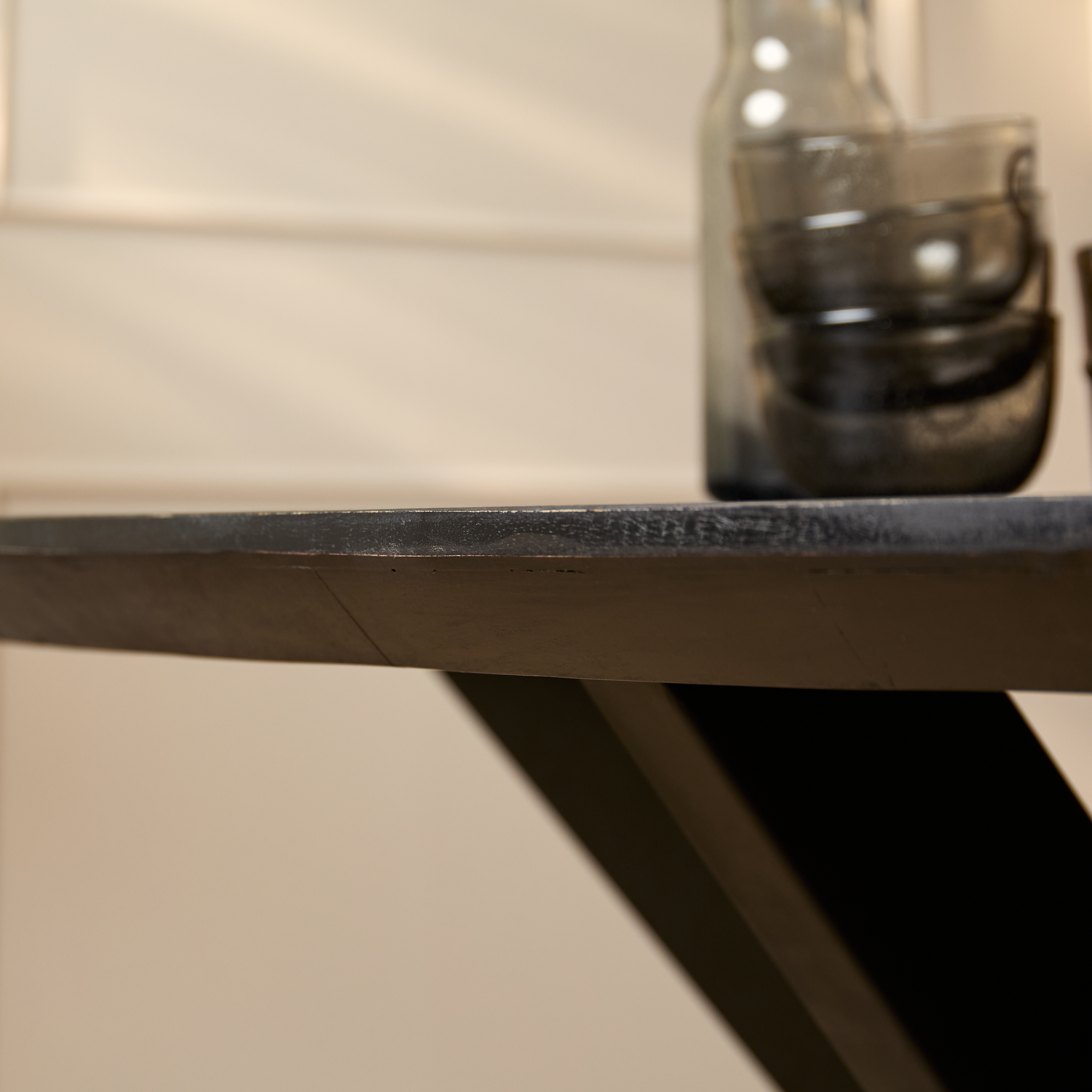 starfurn eettafel brandy - ovaal - 180cm - zwart - Afbeelding 4