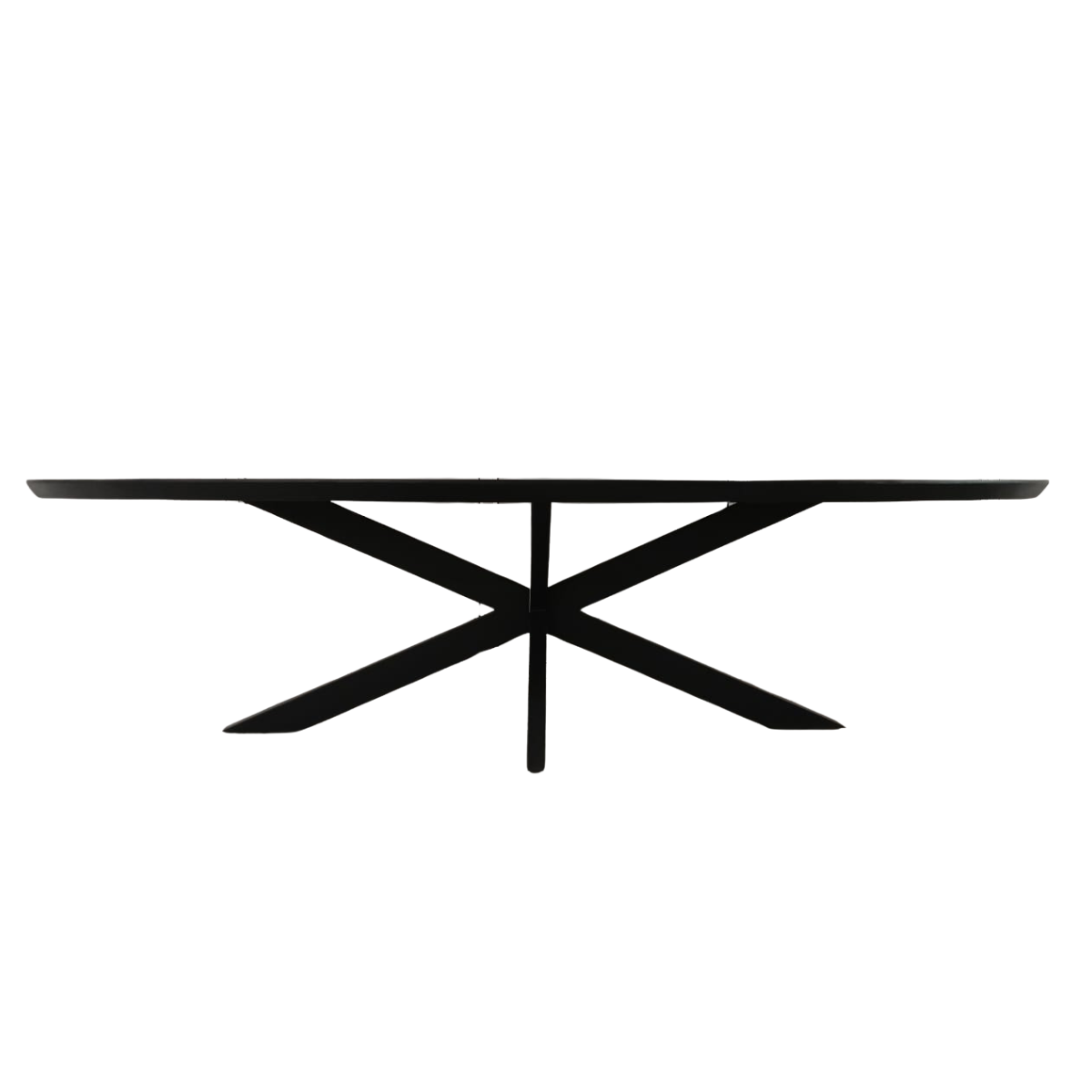 starfurn eettafel brandy - ovaal - 180cm - zwart - Afbeelding 8