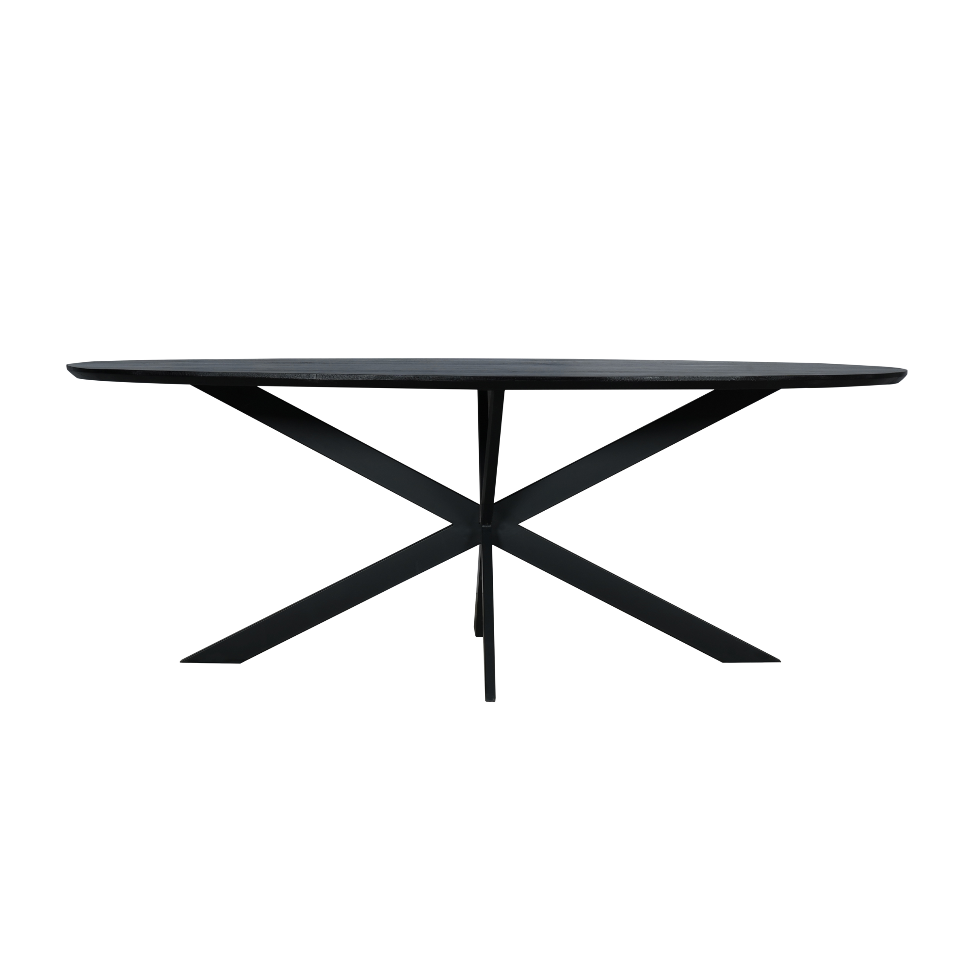 starfurn eettafel ferris - ovaal - 210 cm - zwart - Afbeelding 2