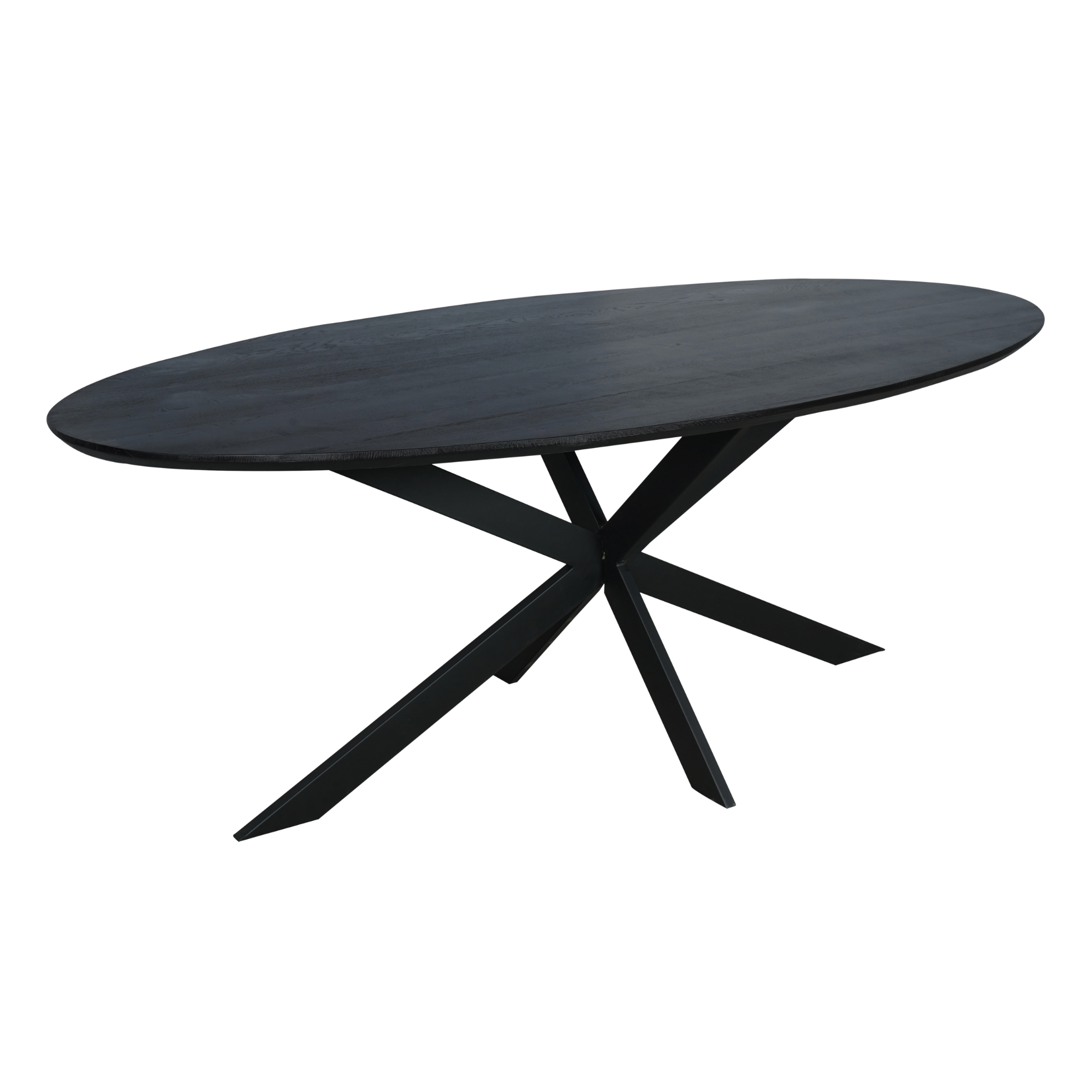 starfurn eettafel ferris - ovaal - 210 cm - zwart - Afbeelding 3