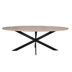 starfurn eettafel ferris - ovaal - naturel - 280cm