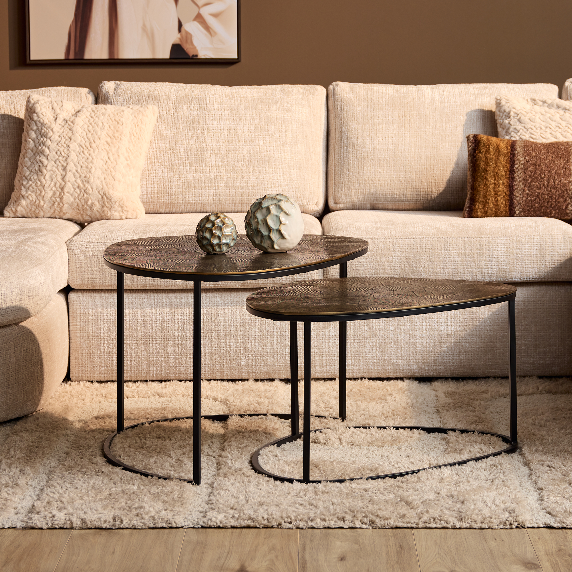 starfurn salontafel filou - set van 2