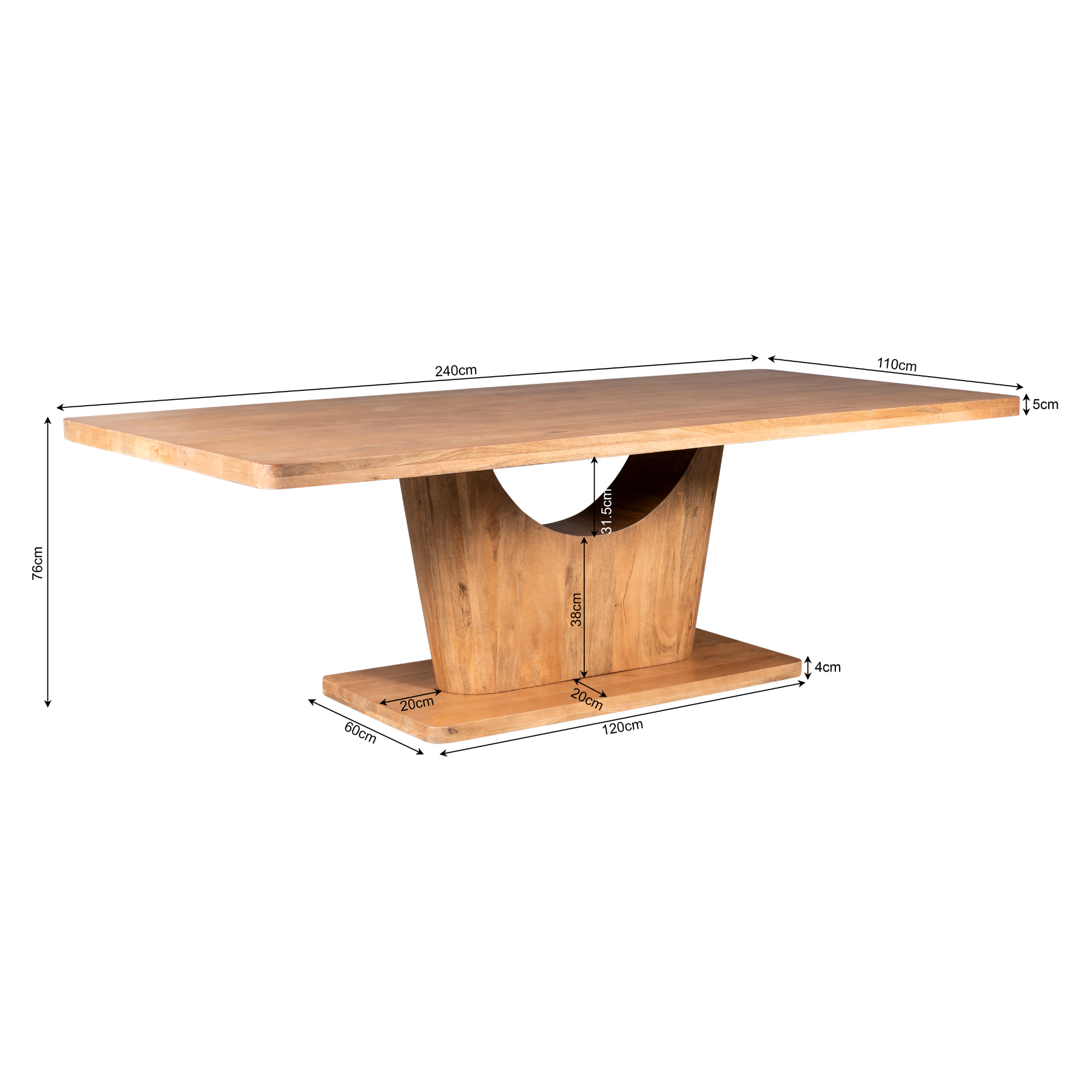 starfurn eettafel voco - 240cm - Afbeelding 8
