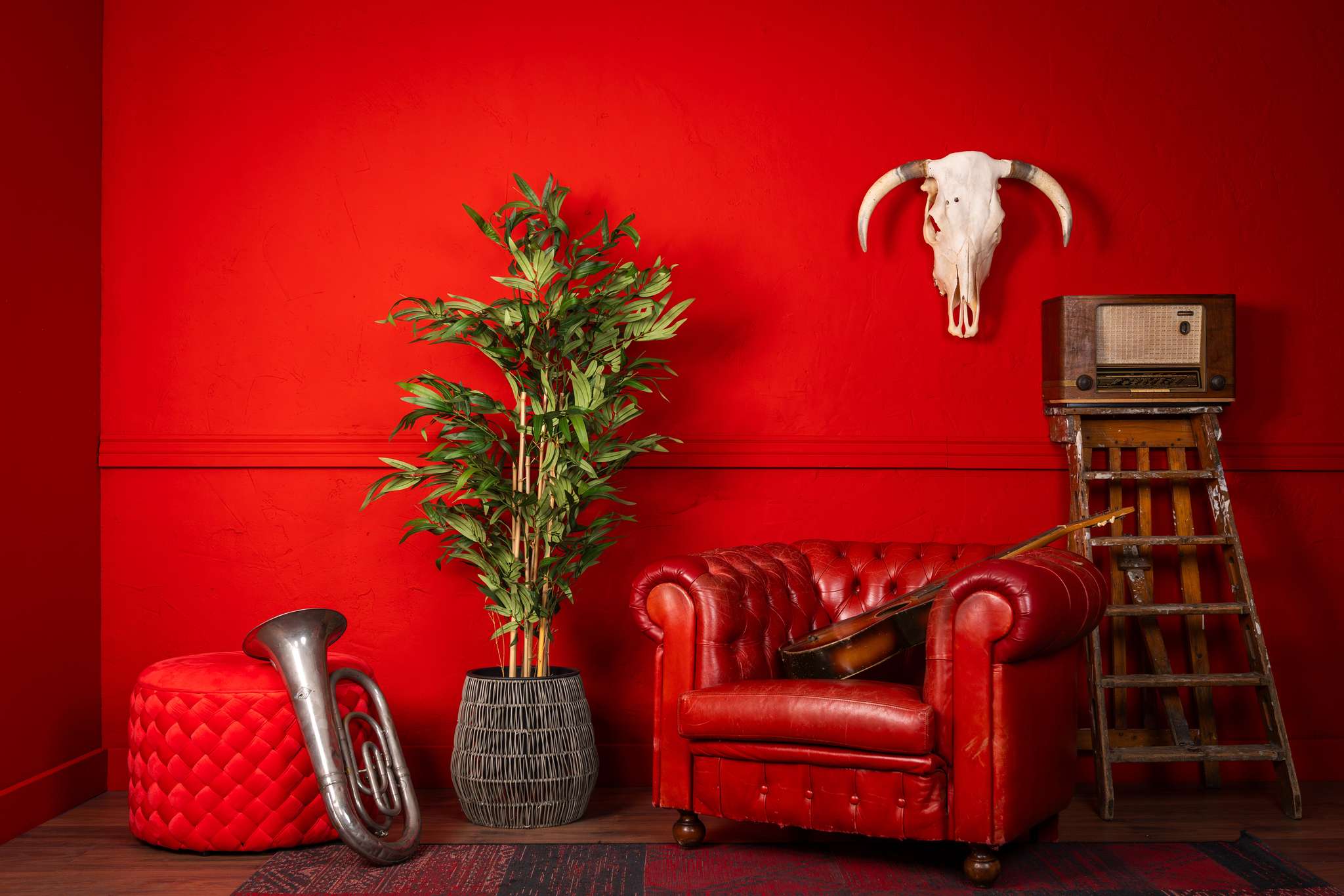 neverleafs japanese bamboe - kunstplant - 140cm - Afbeelding 3