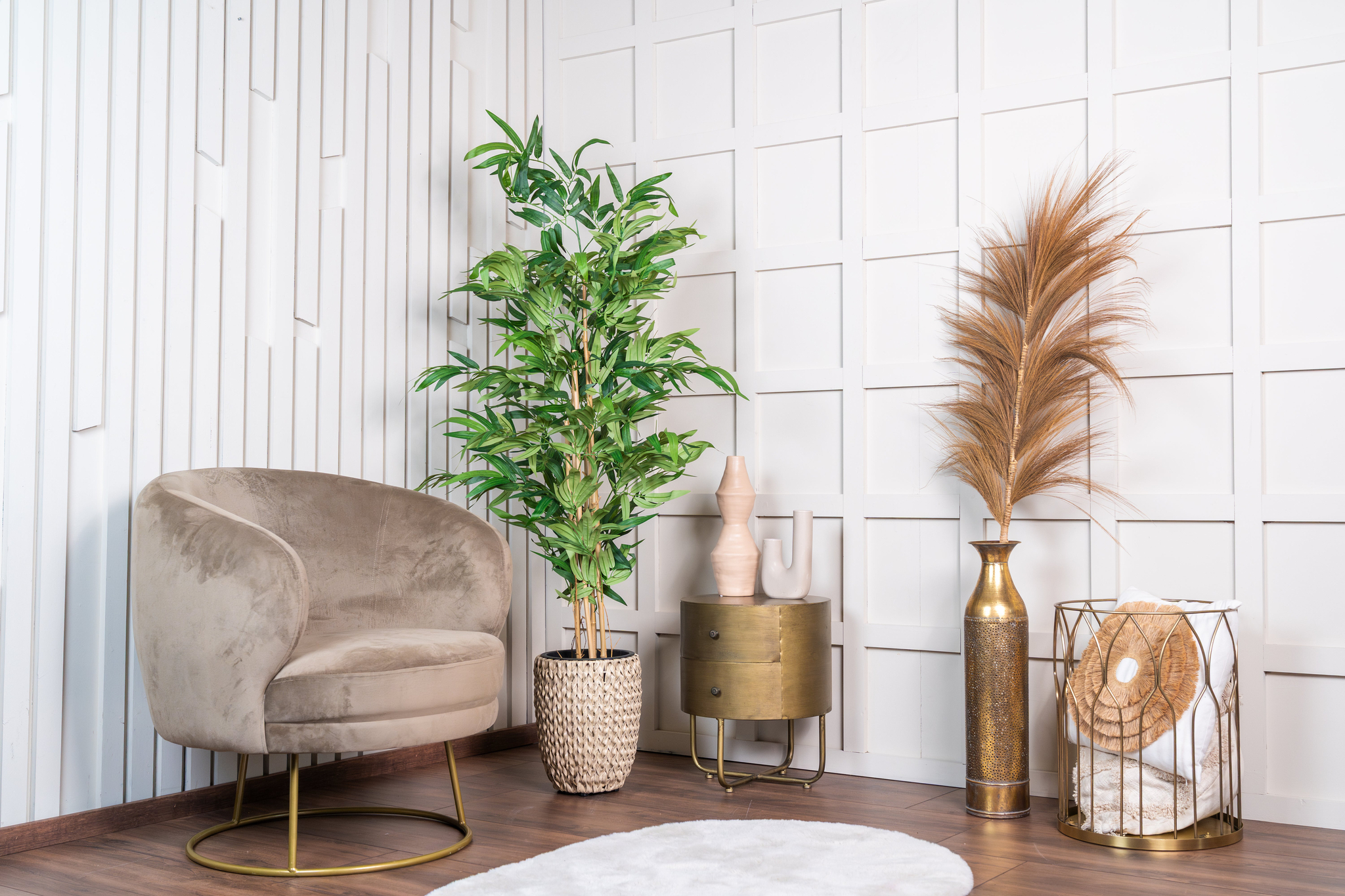 neverleafs japanese bamboe - kunstplant - 140cm - Afbeelding 4