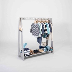 sweet home montessori kledingrek - grijs