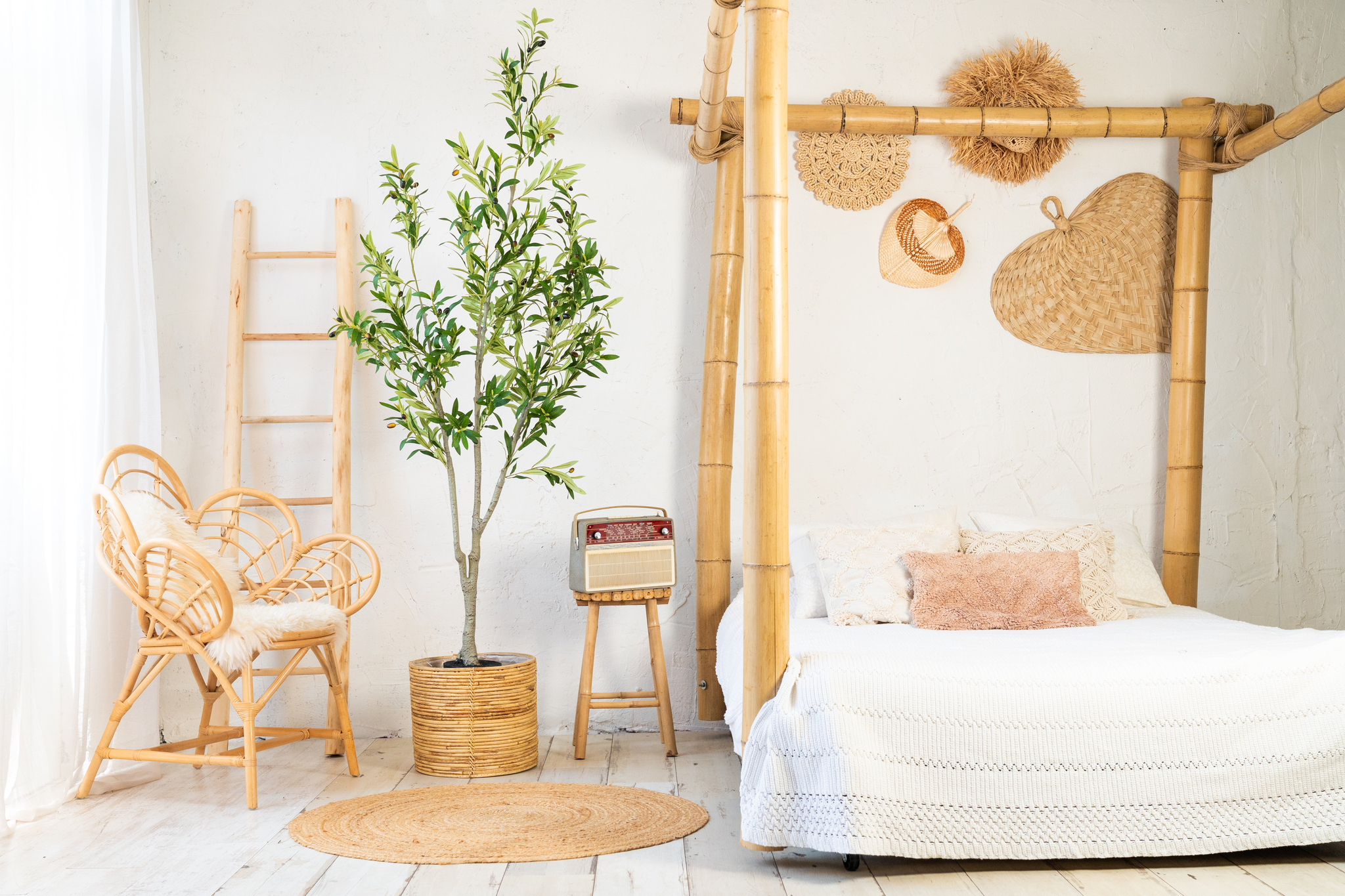 neverleafs kunst olijfboom - 200cm - Afbeelding 2