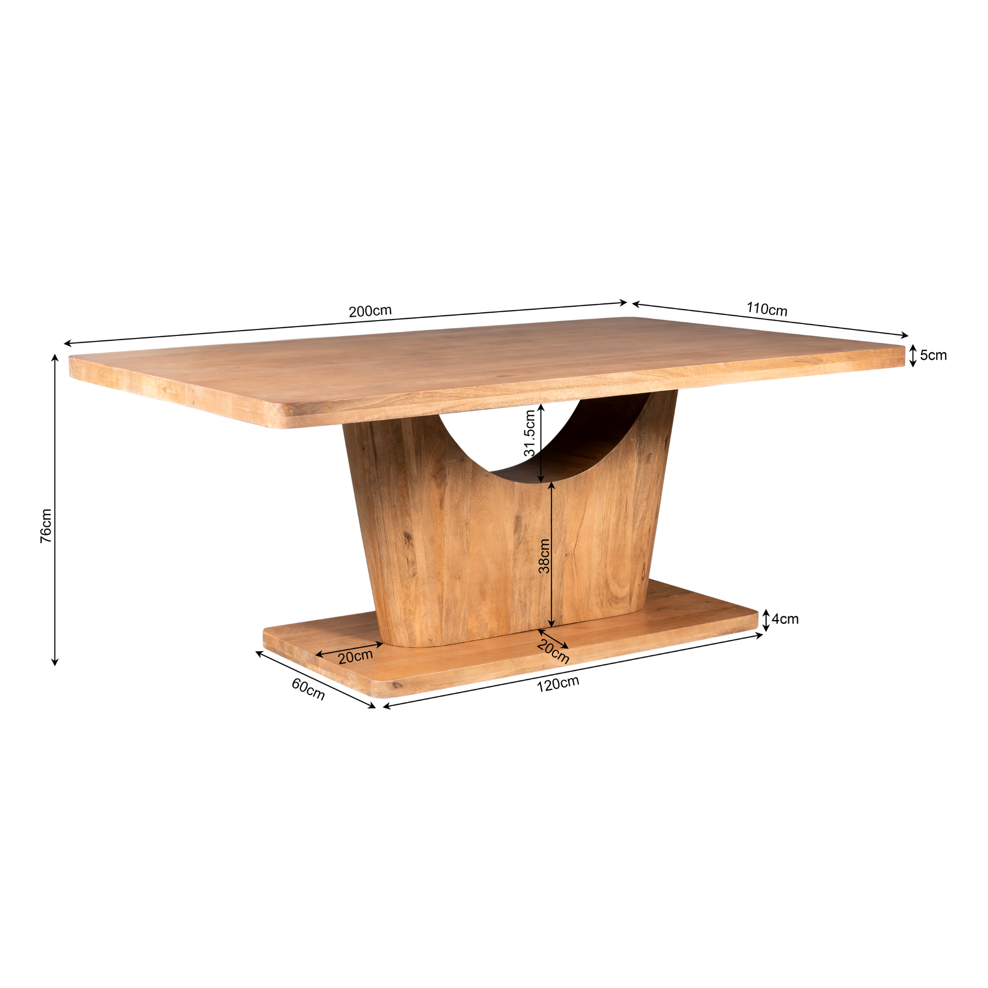 starfurn eettafel voco - 200cm - Afbeelding 8