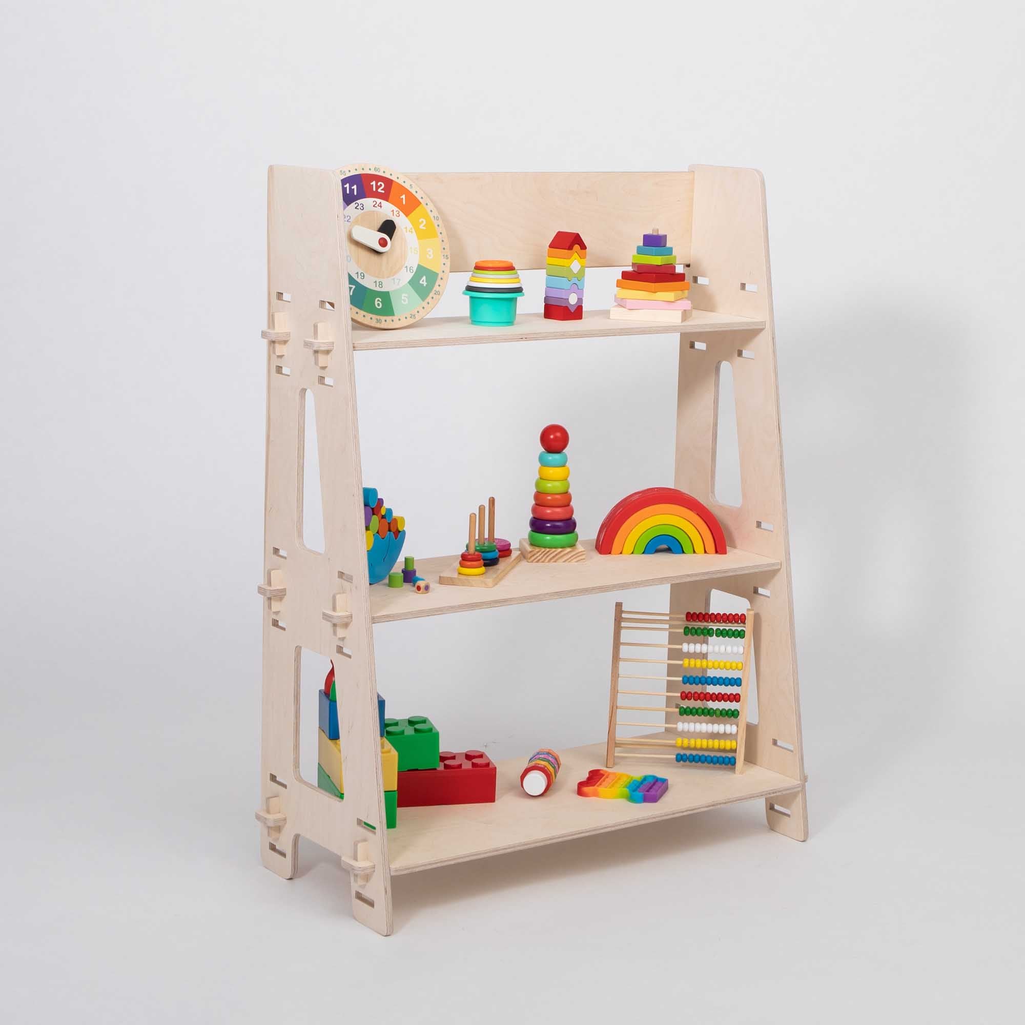 sweet home montessori speelgoedkast – hout