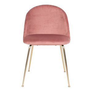 house nordic eetkamerstoel geneve - roze - set van 2
