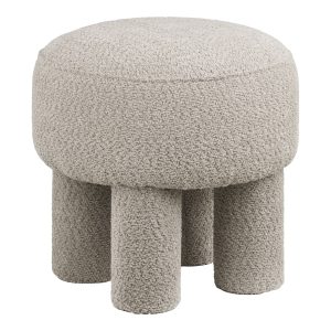 house nordic poef perth - licht grijs