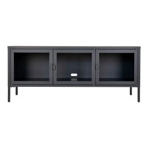 house nordic tv meubel brisbane - zwart - 130 cm