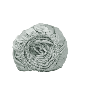 coco & cici tencel hoeslaken - grijs groen - 180x210 cm