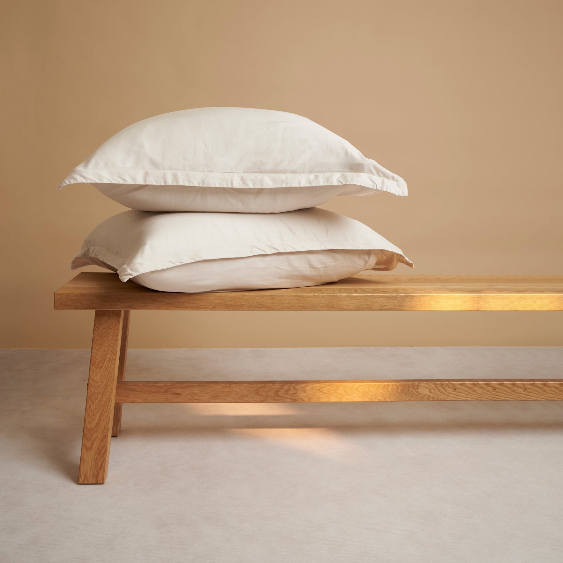 coco & cici tencel kussensloop - beige - 50x70cm - Afbeelding 5