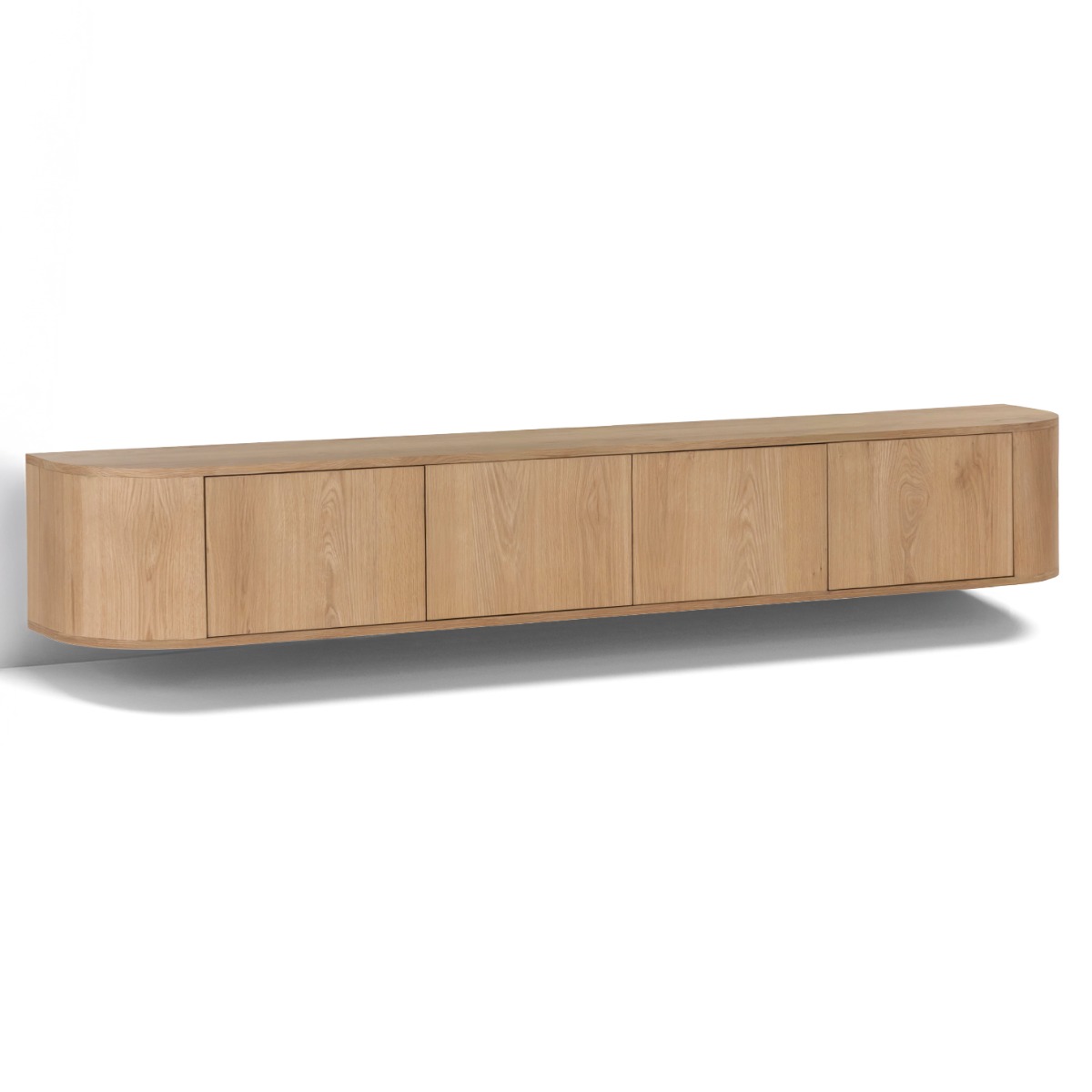 livingfurn zwevend tv meubel novero - 220 cm - Afbeelding 2