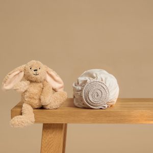 coco & cici kids tencel twill hoeslaken - beige - 70x145 cm